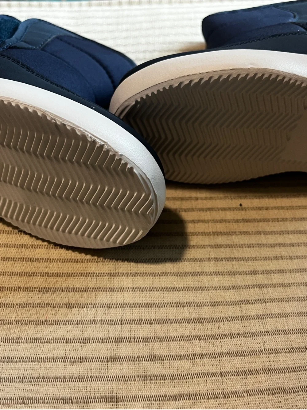 Kids Winter Boot - Navy Blue Slip-On 7 1234/1